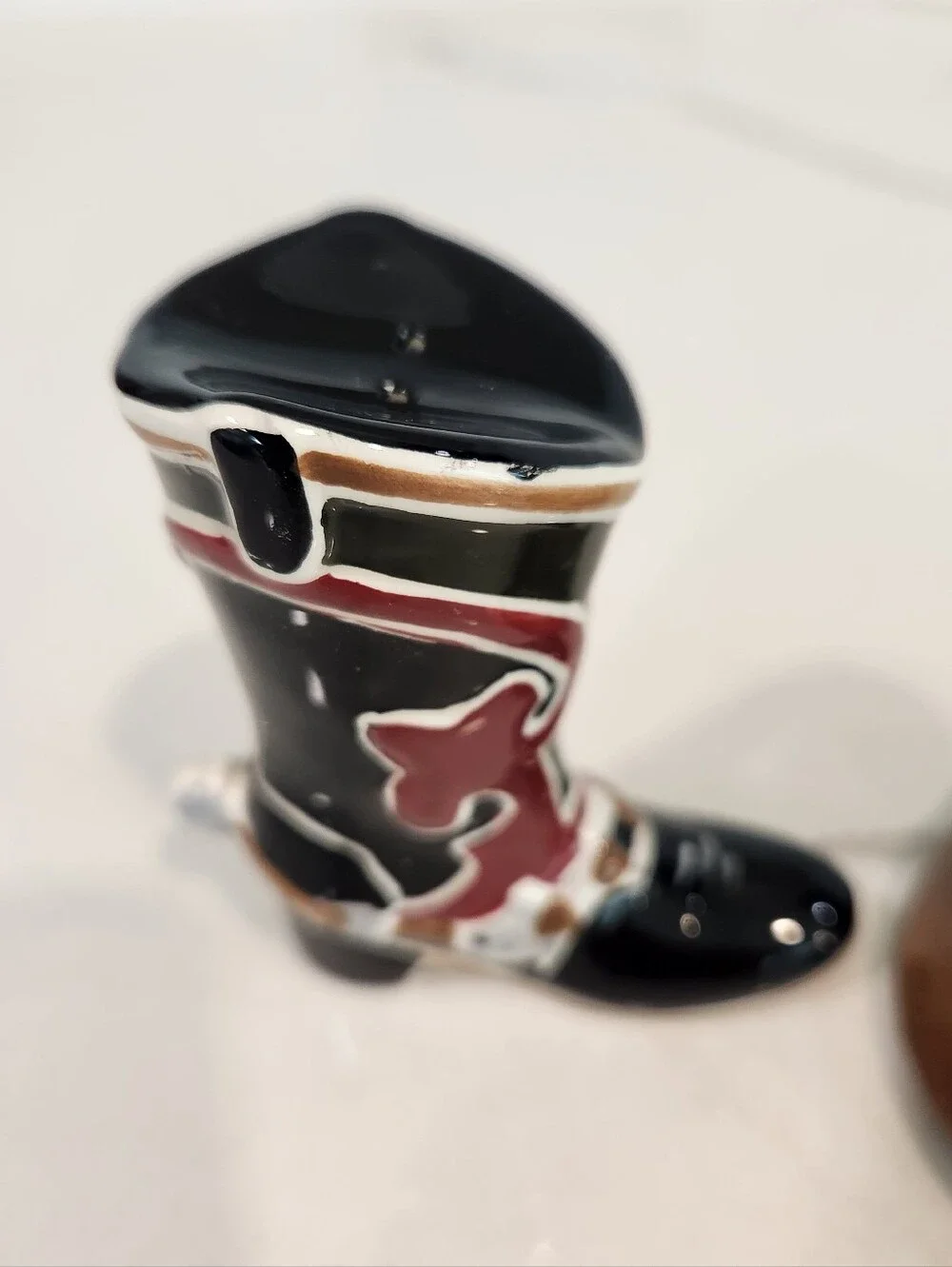 Vintage Sonoma Happy Trails Salt And Pepper Shakers Set Western Americana Decor